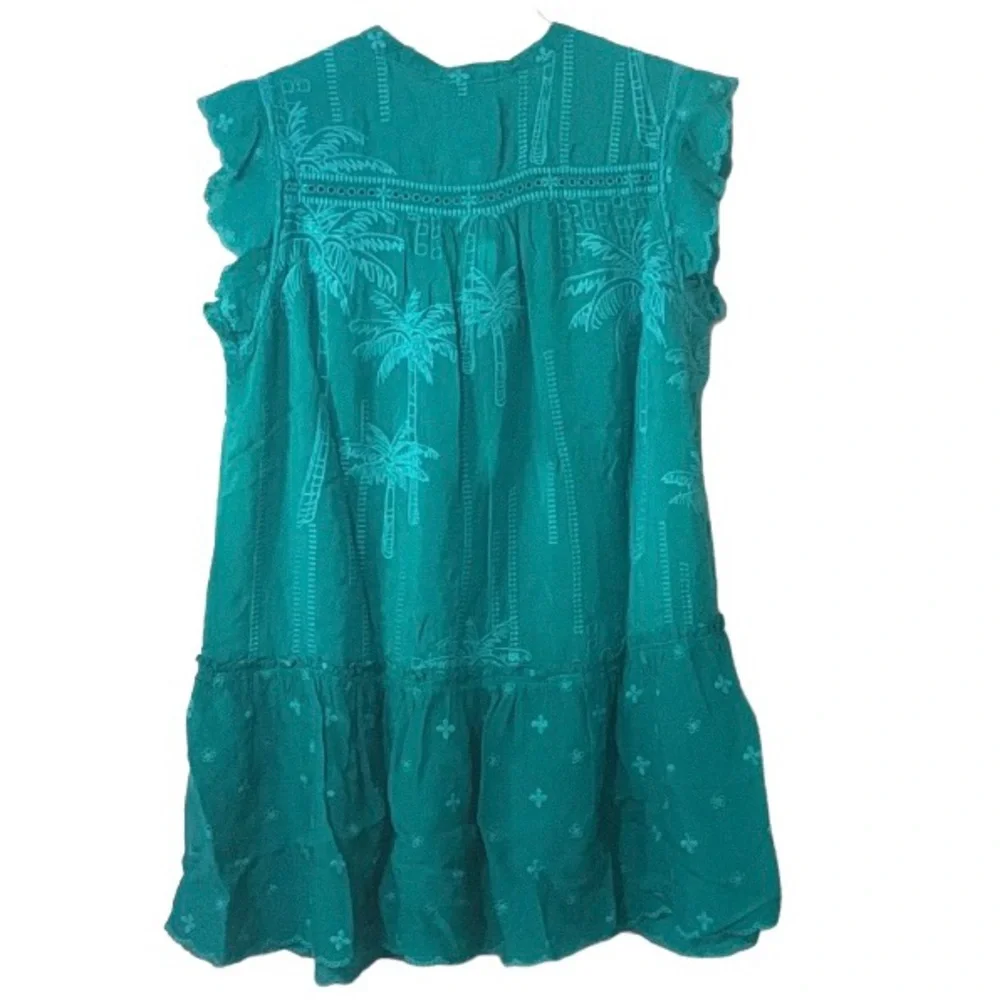 Johnny Was Palm Oriana Embroidered Tunic Size Small - Picture 3 of 16